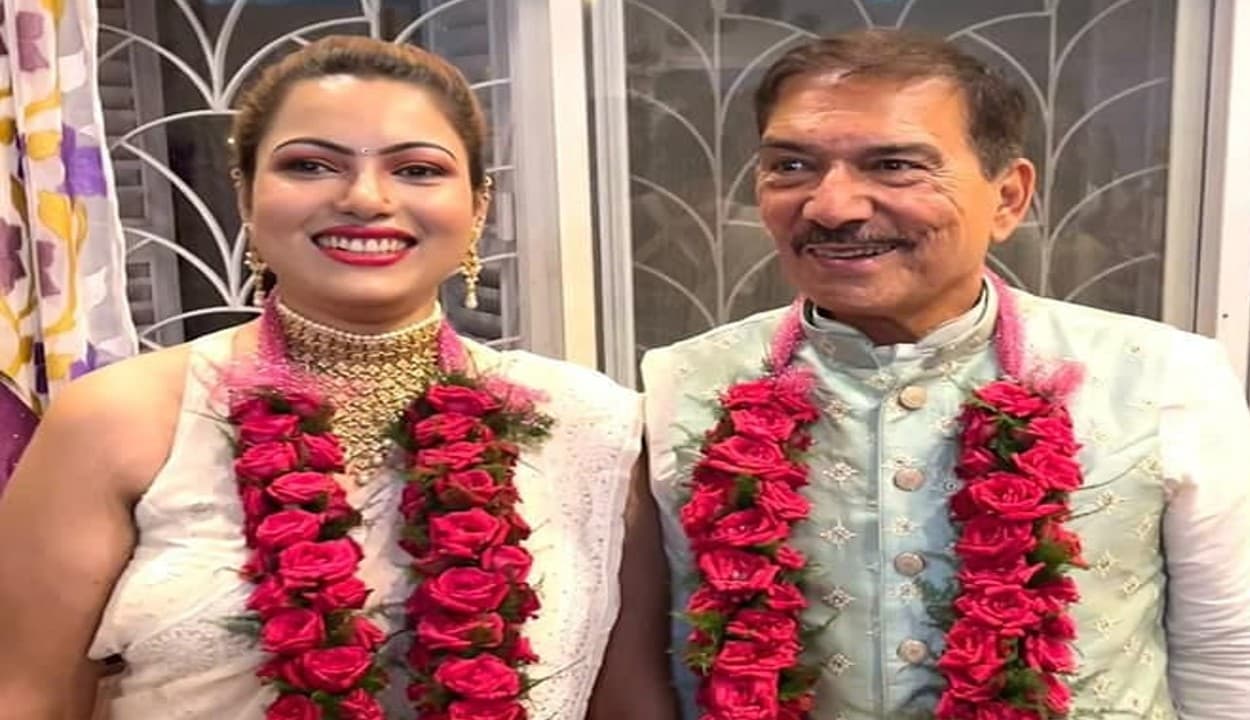 पूर्व क्रिकेटर अरुण लाल ने 28 साल छोटी शिक्षिका के साथ रचाई शादी, सोशल मीडिया पर वायरल हो रही तस्वीर