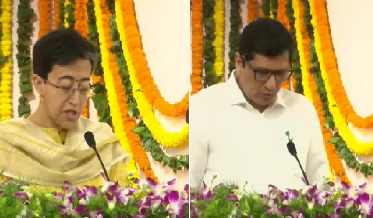 सौरभ भारद्वाज और आतिशी की केजरीवाल सरकार में एंट्री, जानें किसे मिला कौन सा विभाग