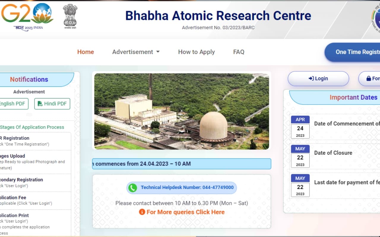 BARC Recruitment 2023: 4374 पदों के लिए barc.gov.in पर आवेदन प्रक्रिया शुरू, जानें पूरा प्रोसेस, डायरेक्ट लिंक