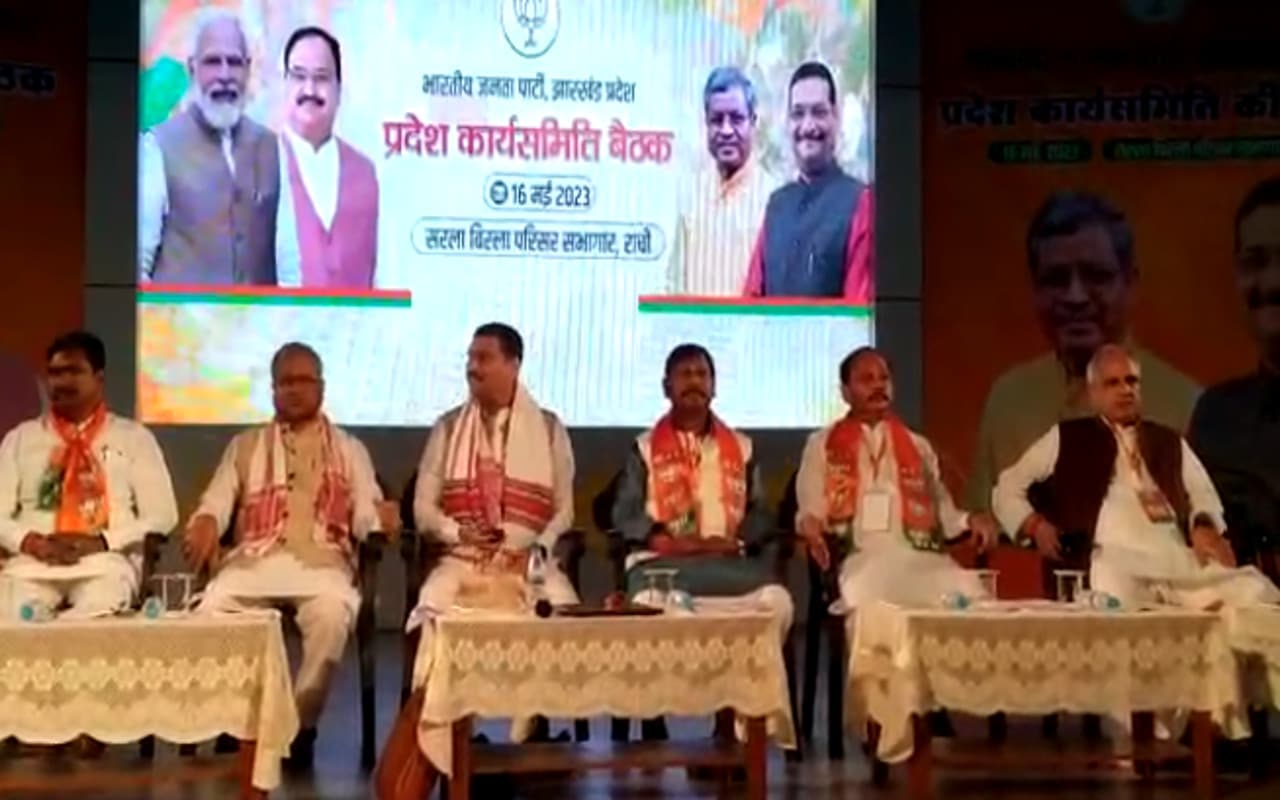 बीजेपी प्रदेश कार्यसमिति ने झारखंड में 14 लोकसभा सीट जीतने का लिया संकल्प, 30 मई से चलेगा महासंपर्क अभियान