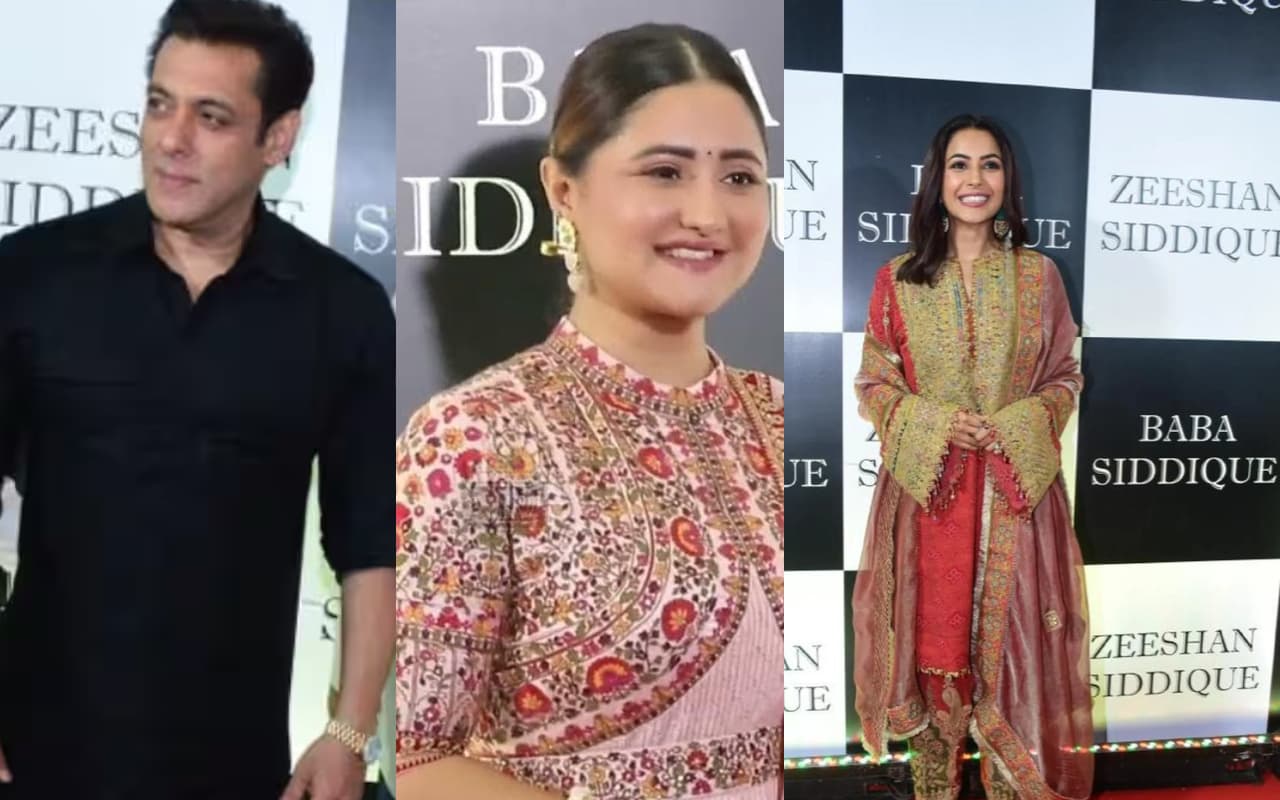 Baba Siddique Iftar Party में सलमान खान ने खींचा सबका ध्यान,तो शहनाज गिल को देखते ही रश्मि देसाई ने मोड़ा मुंह
