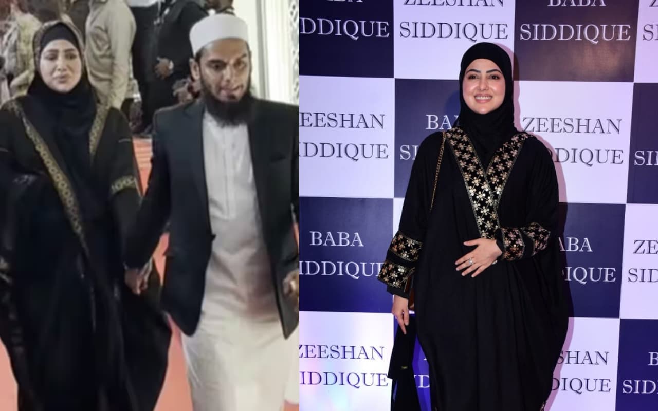 इफ्तार पार्टी में प्रेग्नेंट सना खान का हाथ खींच ले जाते दिखे पति, यूजर्स ने लगाई क्लास, एक्ट्रेस ने दी सफाई