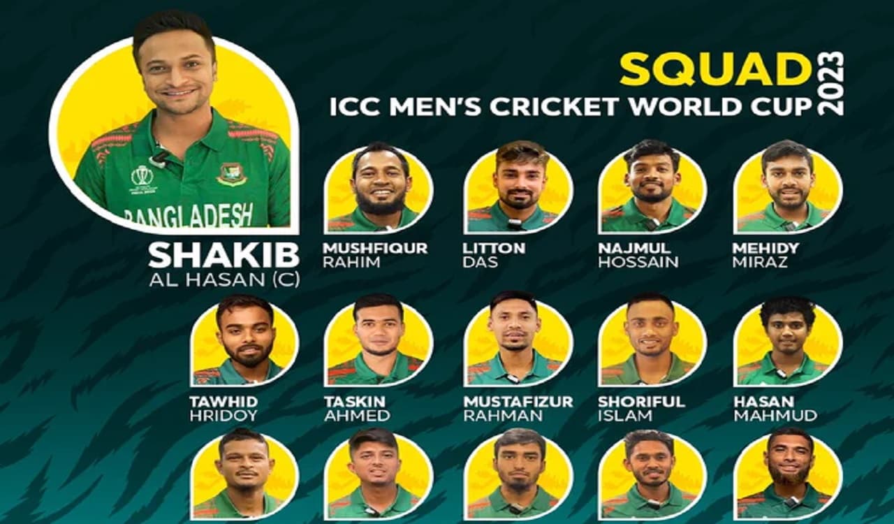World Cup 2023: बांग्लादेश ने वर्ल्ड कप के लिए किया टीम का ऐलान, तमीम इकबाल बाहर, देखें Full Squad