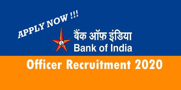 Sarkari Naukri, BOI Officer Recruitment 2020: बैंक ऑफ इंडिया ने निकाली विभिन पदों के लिए नियुक्ति, जाने आवेदन प्रक्रिया