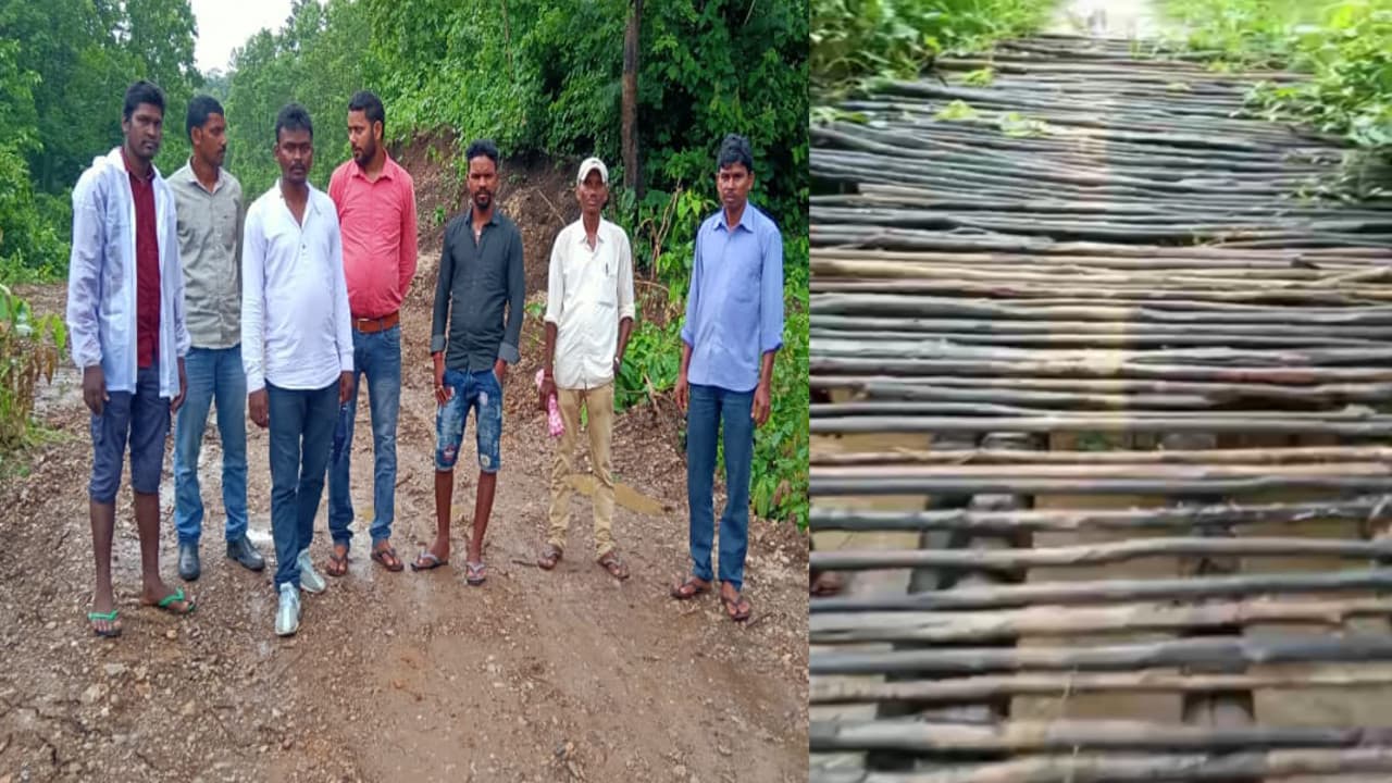 हजारीबाग के बड़कागांव में युवाओं की टोली ने श्रमदान से बनाये 4 किमी सड़क, दूध मटिया नदी पर लकड़ी की पुलिया का निर्माण