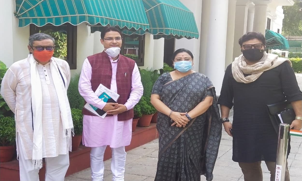 गृह मंत्री अमित शाह से मिला भाजपा प्रतिनिधिमंडल, चोपड़ा कांड की सीबीआइ जांच समेत केंद्रीय बल की तैनाती की मांग की