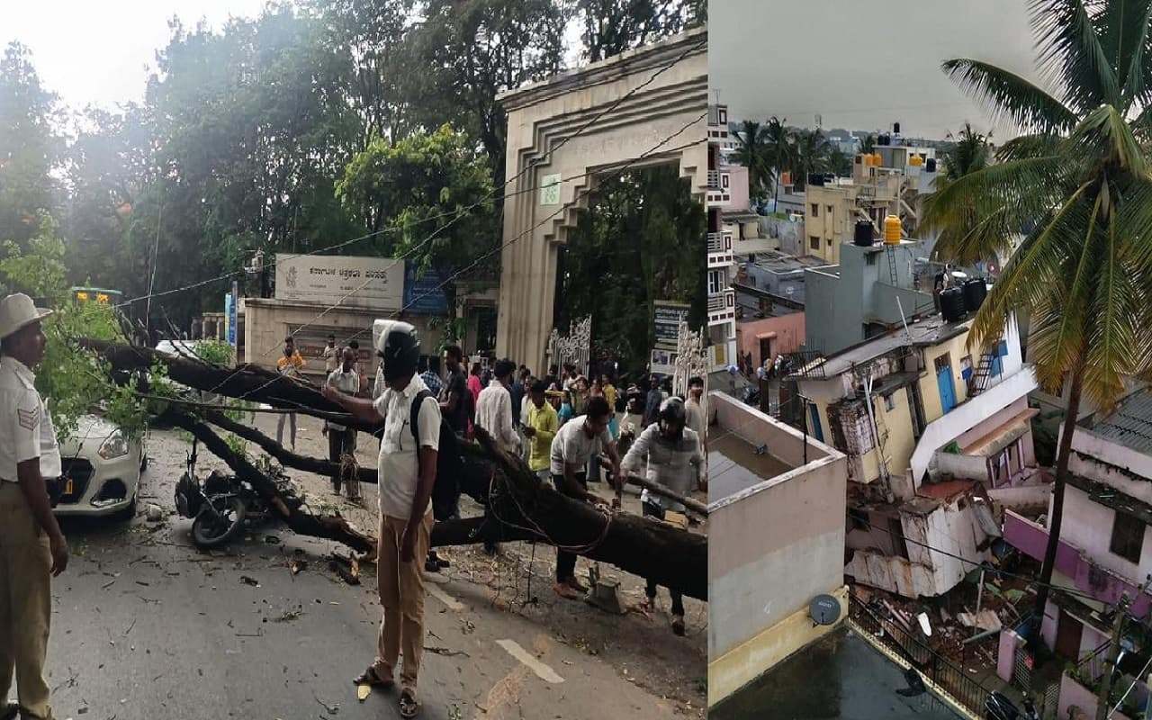 Weather News: बेंगलुरु में बारिश से भारी तबाही, अंडरपास में डूबकर एक की मौत, इमारत धराशायी
