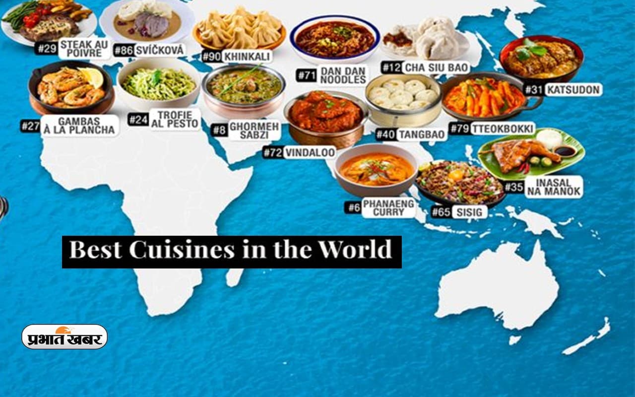 Best Cuisines of the World 2022: रसोई में पके लजीज पकवान को मिला पांचवां स्थान, ये चीजें शामिल