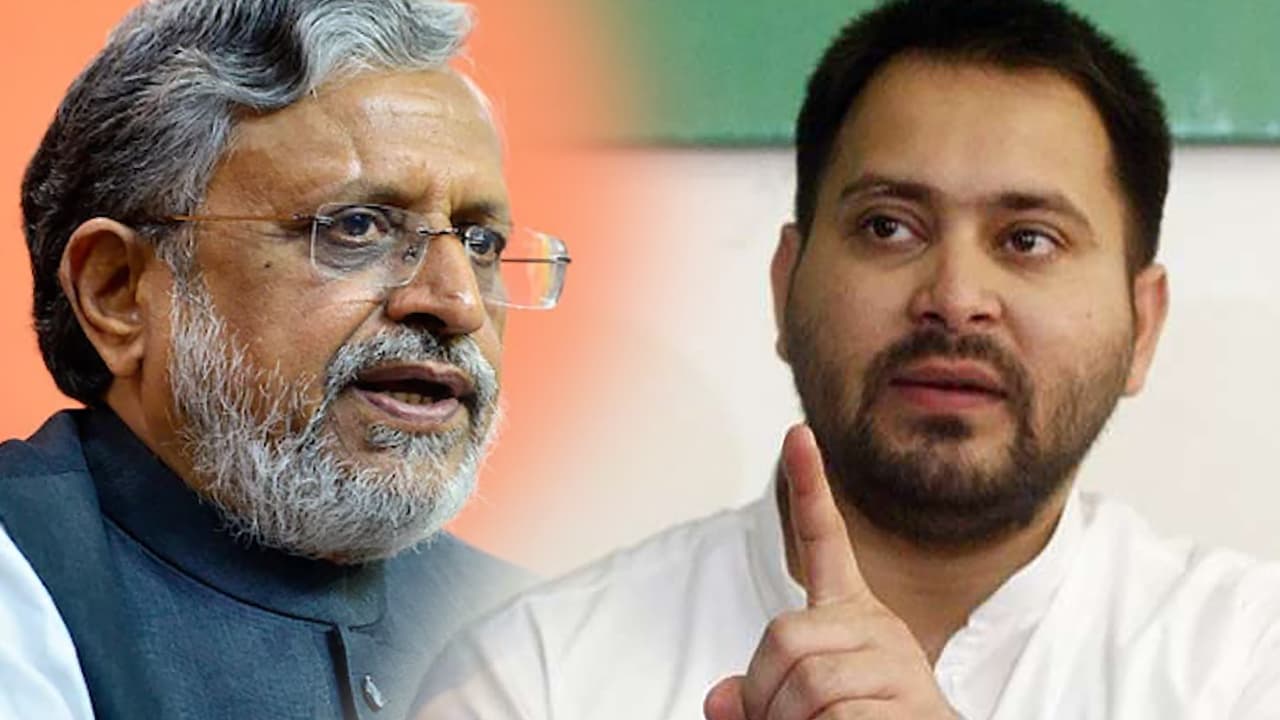 Bihar Politics: अमिताभ बच्चन करा रहे दागी मंत्रियों का परिचय, बिहार में भाजपा का फिल्मी अंदाज में हमला