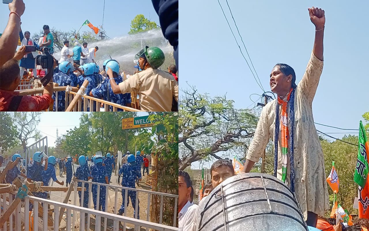 बीजेपी का झारखंड सचिवालय घेराव : लाठीचार्ज और पथराव के बाद शांत हुआ प्रदर्शन, हेमंत सरकार को जमकर कोसा