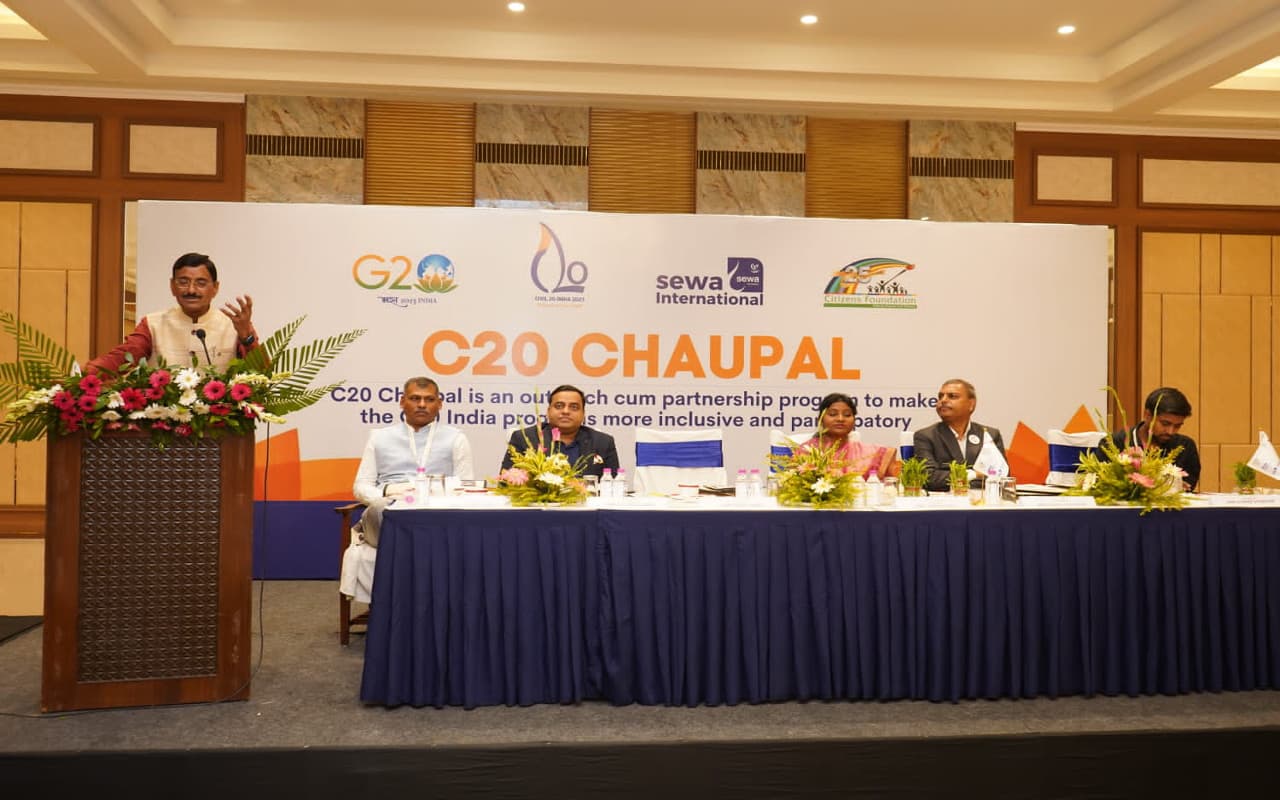 झारखंड : रांची में पहली बार सी-20 चौपाल का आयोजन, सांसद संजय सेठ बोले- समाजसेवा से बड़ा कुछ भी नहीं