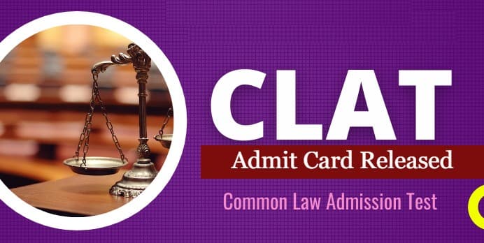 CLAT Admit Card 2021: कॉमन लॉ ऐडमिशन टेस्ट का एडमिट कार्ड जारी, ऐसे करें डाउनलोड