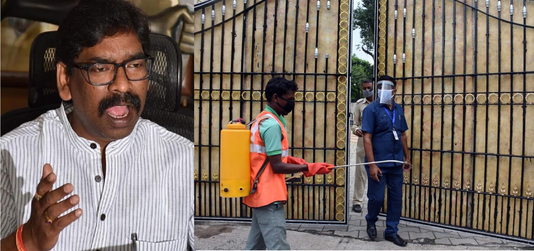 Jharkhand Coronavirus : मंत्री-विधायक के संक्रमित होने के बाद होम कोरेंटिन में मुख्यमंत्री हेमंत सोरेन, सीएम आवास में प्रवेश पर रोक