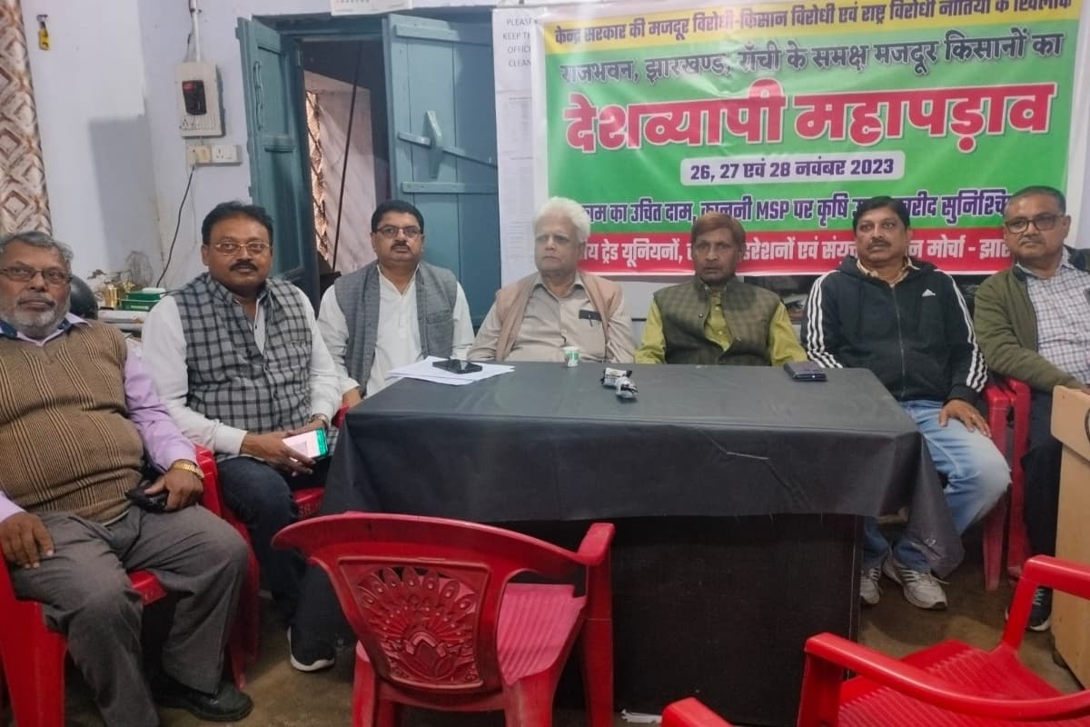 झारखंड: संविधान दिवस से केंद्र की नरेंद्र मोदी सरकार के खिलाफ राजभवन के समक्ष महापड़ाव का आगाज, ये हैं मांगें