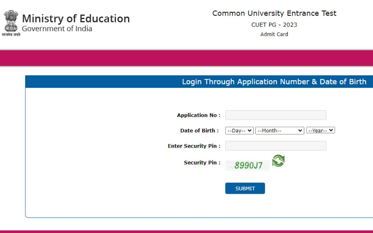 CUET PG 2023 Admit Card: सीयूइटी पीजी 24 और 25 जून की परीक्षा के लिए एडमिट कार्ड जारी, डाउनलोड लिंक