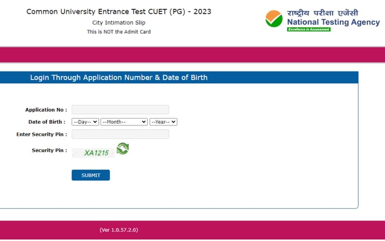 CUET PG 2023: 9 से 11 जून की परीक्षा के लिए एग्जाम सिटी इंटिमेशन स्लिप जारी, डाउनलोड लिंक यहां चेक करें