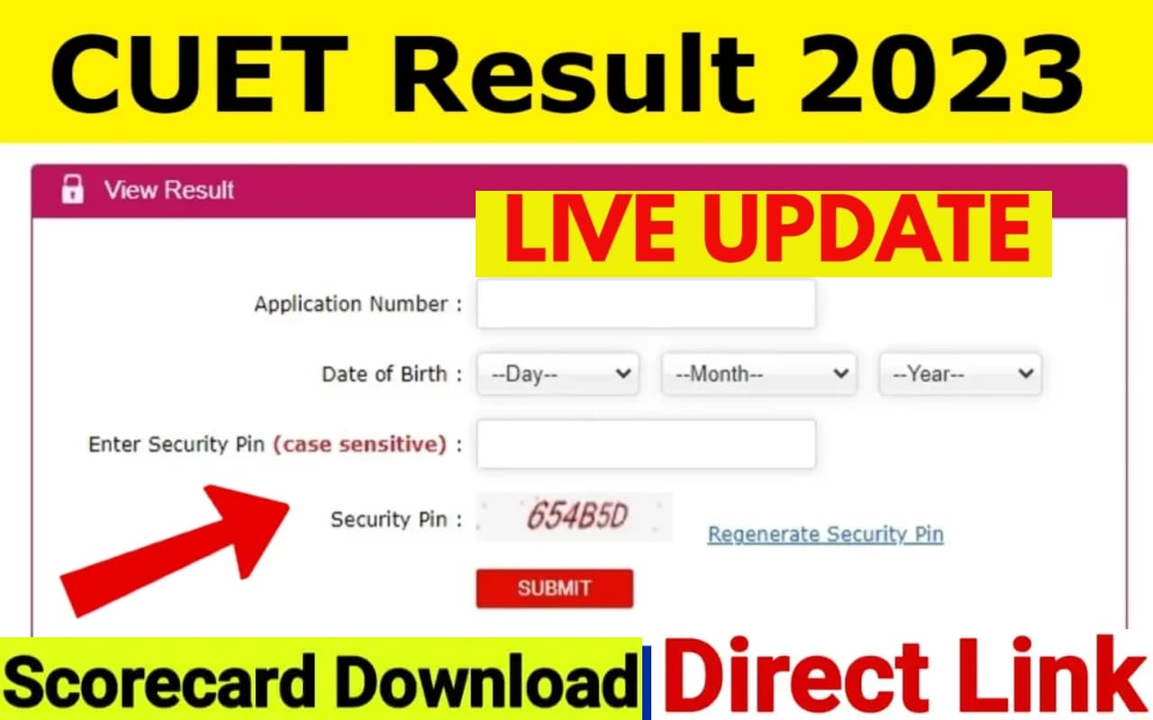 CUET UG 2023 Result Live: सीयूईटी यूजी रिजल्ट cuet.samarth.ac.in पर जारी, टॉपर्स लिस्ट, Direct Link