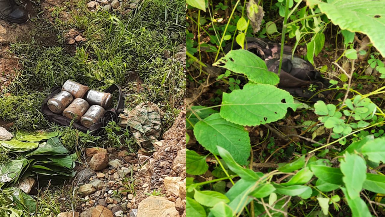 पश्चिमी सिंहभूम के चक्रधरपुर क्षेत्र में पुलिस ने 5 केन बम किया बरामद, मौके पर किया नष्ट