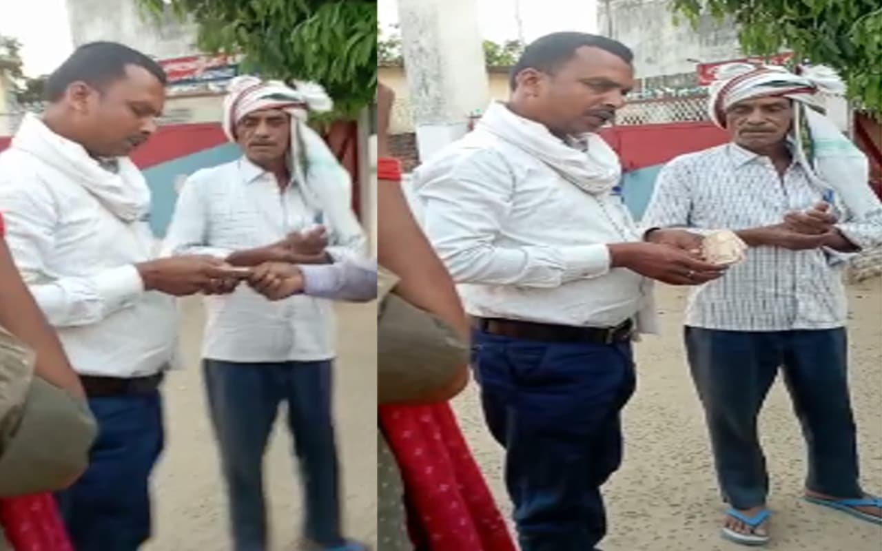 झारखंड : घूस लेते लावालौंग थाने के 2 पुलिसकर्मियों का वीडियो वायरल, चतरा एसपी ने किया सस्पेंड