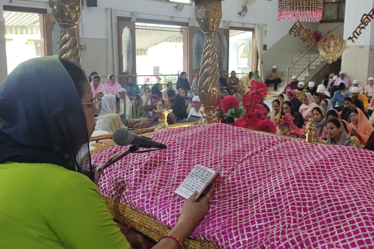 रांची: गुरुद्वारा श्री गुरु नानक सत्संग सभा में चौपहरा जप समागम, पढ़ा गया चौपहरा साहब जी का पाठ