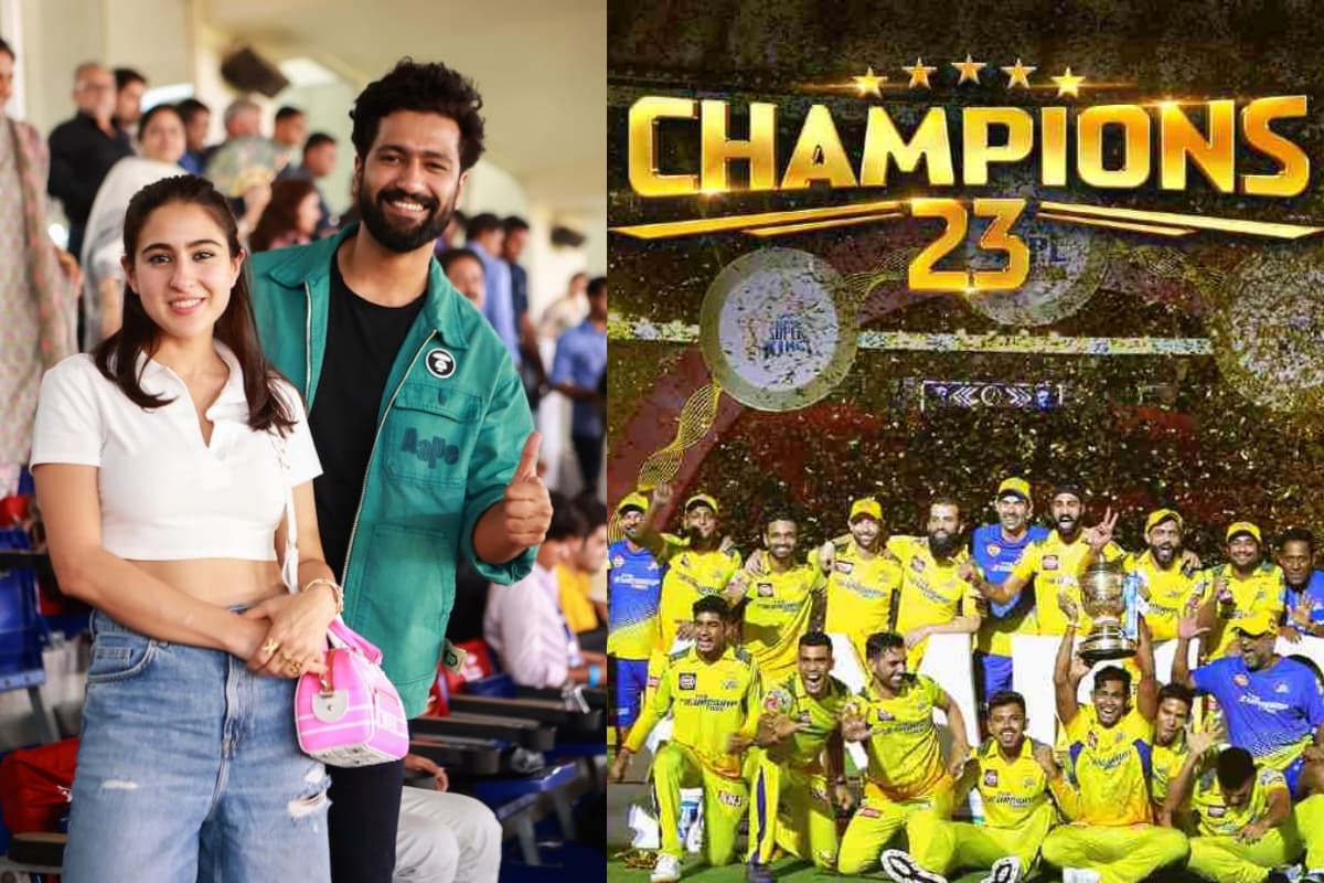 IPL 2023 CSK Winner: शुभमन गिल को छोड़
MS धोनी की जीत का जश्न मनाती दिखी सारा अली खान, फैंस बोले- दीदी बदल… IPL 2023 CSK Winner: शुभमन गिल को छोड़
MS धोनी की जीत का जश्न मनाती दिखी सारा अली खान, फैंस बोले- दीदी बदल…
