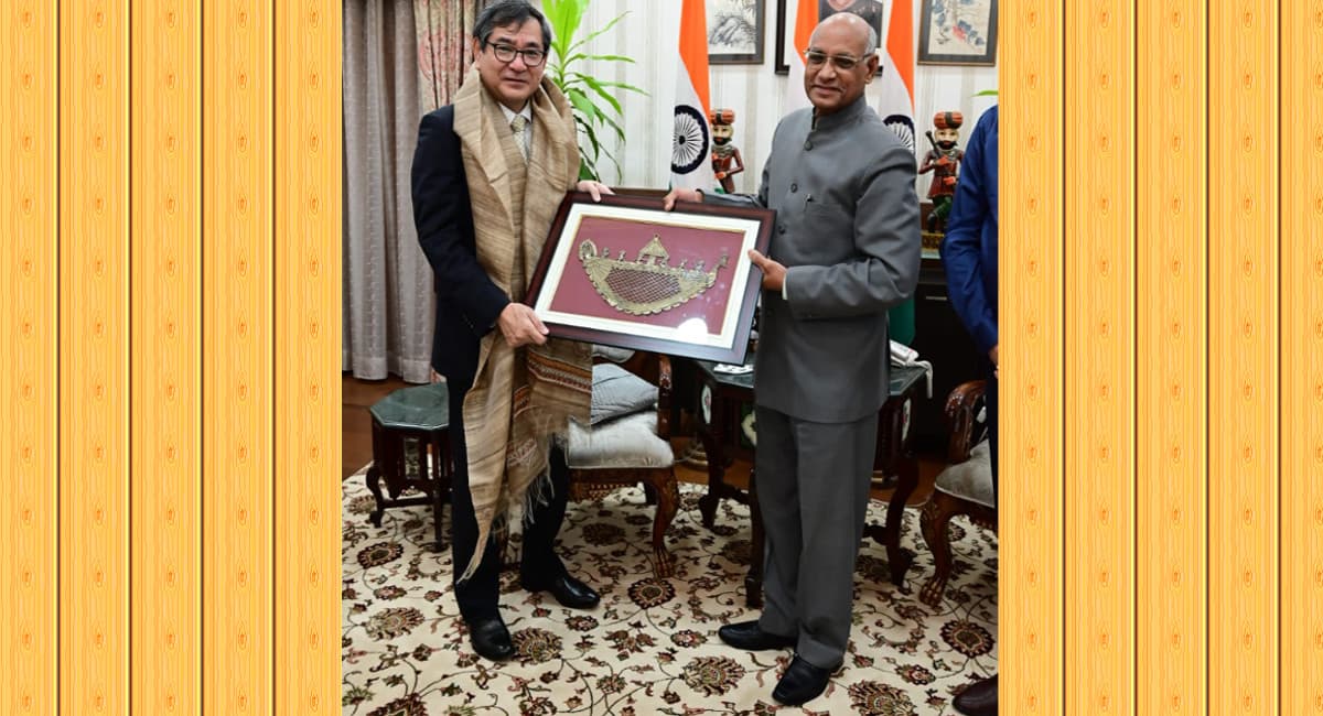 Jharkhand News:जापान के काउंसिल जनरल को भायी झारखंड की खूबसूरत वादियां, राज्यपाल रमेश बैस से की भेंट