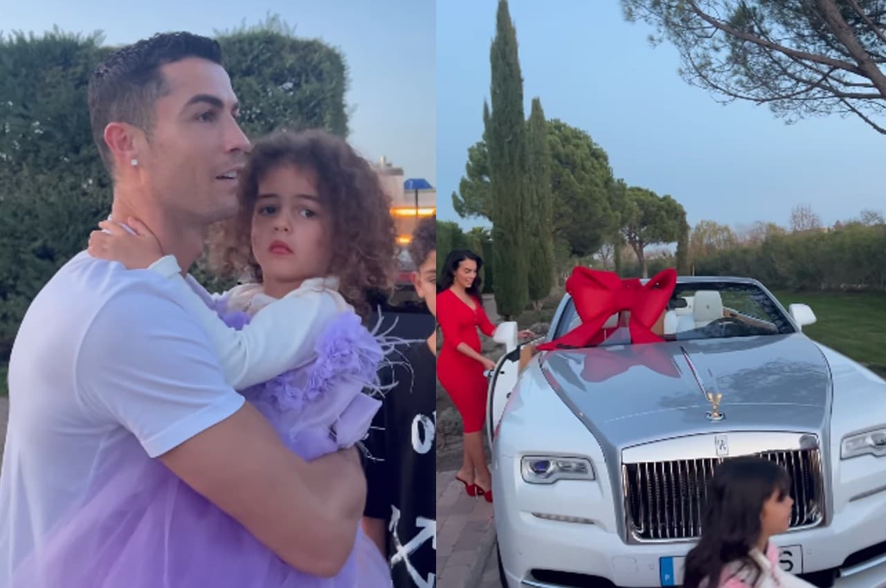 क्रिस्टियानो रोनाल्डो की पत्नी जोर्जीना रोड्रिग्ज ने क्रिसमस पर गिफ्ट किया Rolls-Royce कार, देखें VIDEO