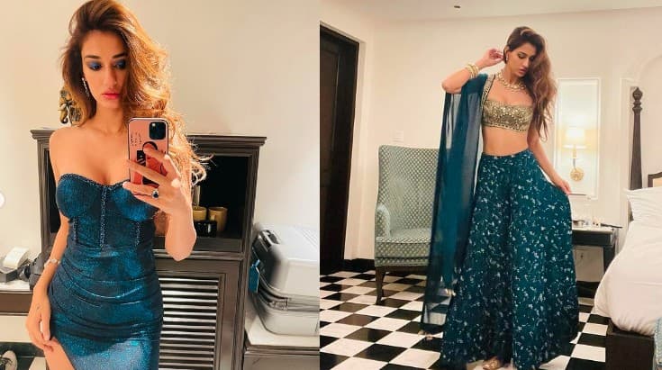 Disha Patani फिर से दिखीं Glamorous अवतार में, ब्लू ड्रेस में शेयर की दिलकश फोटो