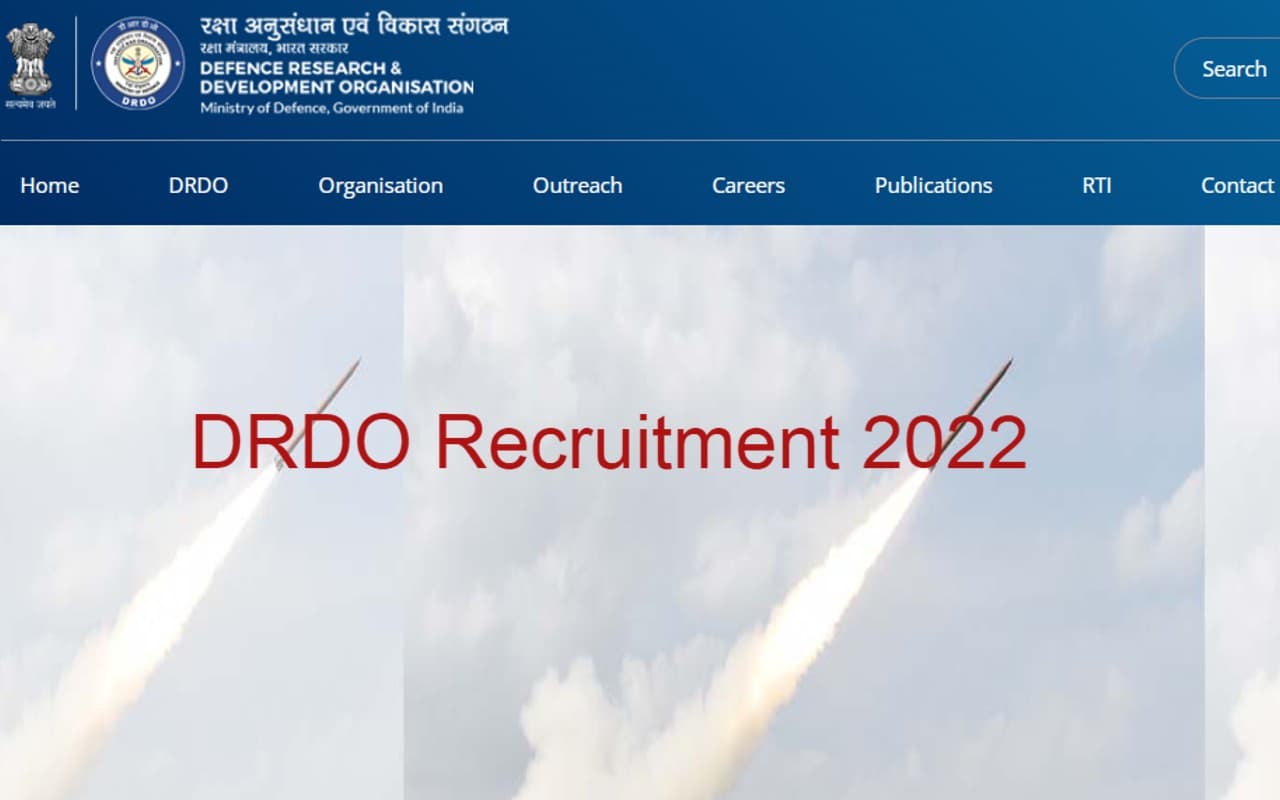 DRDO Recruitment 2022 के तहत टेक्नीशियन समेत 1901 पदों पर वैकेंसी के लिए आवेदन का मौका कल तक, जल्द करें DRDO Recruitment 2022 के तहत टेक्नीशियन समेत 1901 पदों पर वैकेंसी के लिए आवेदन का मौका कल तक, जल्द करें