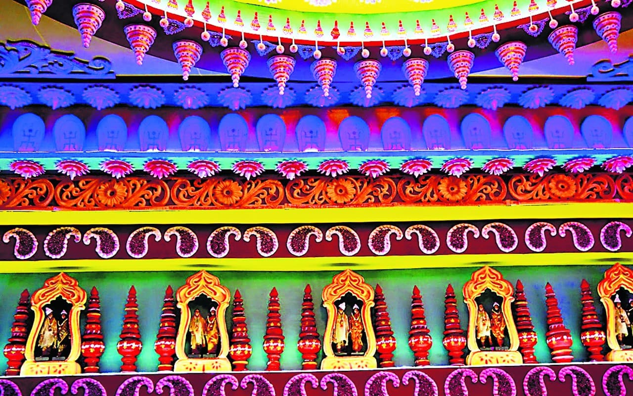 Navratri 2022: रांची के लोअर चुटिया में सिंधोरा से सजेगा मां का दरबार