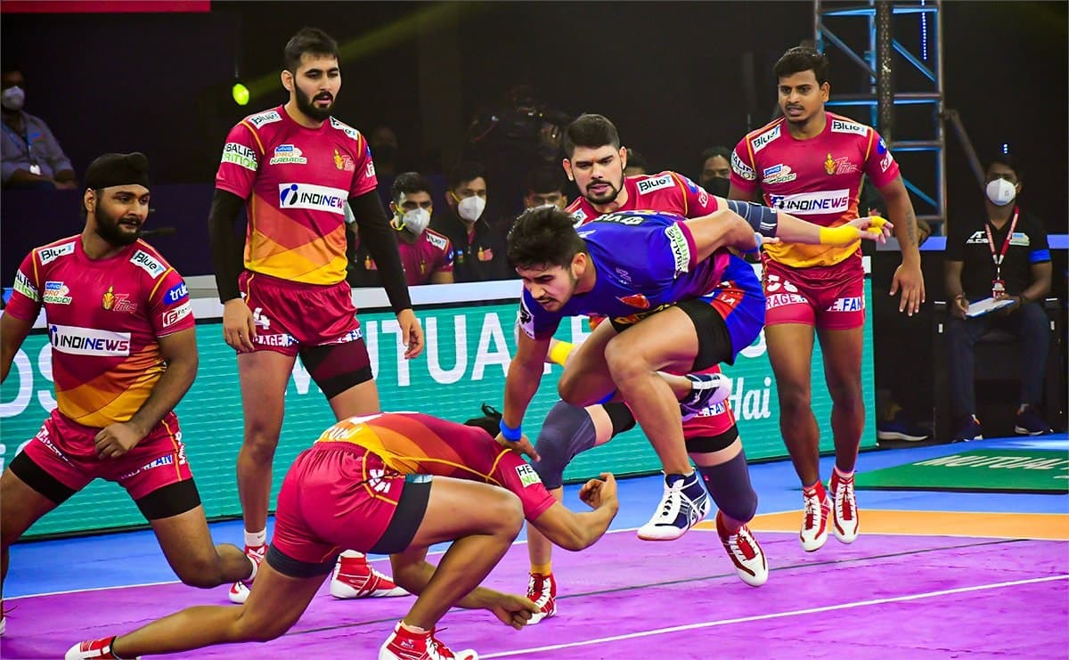 Pro Kabaddi League: दबंग दिल्ली ने तेलुगु टाइटंस को 36-35 से हराया, नवीन कुमार का बेहतरीन प्रदर्शन