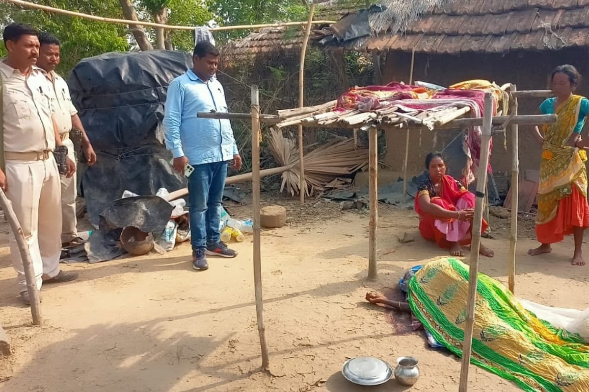 साहिबगंज : घर के आंगन में खाट पर सोई आदिवासी महिला की धारदार हथियार से वारकर हत्या, गोतिया पर आरोप