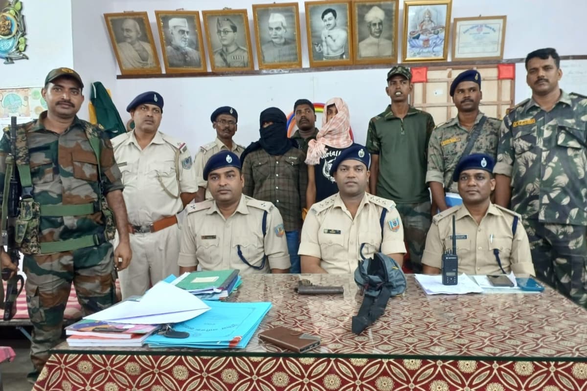देवघर श्रावणी मेला में एंटी क्राइम चेकिंग, पिस्टल के साथ दो युवक गिरफ्तार