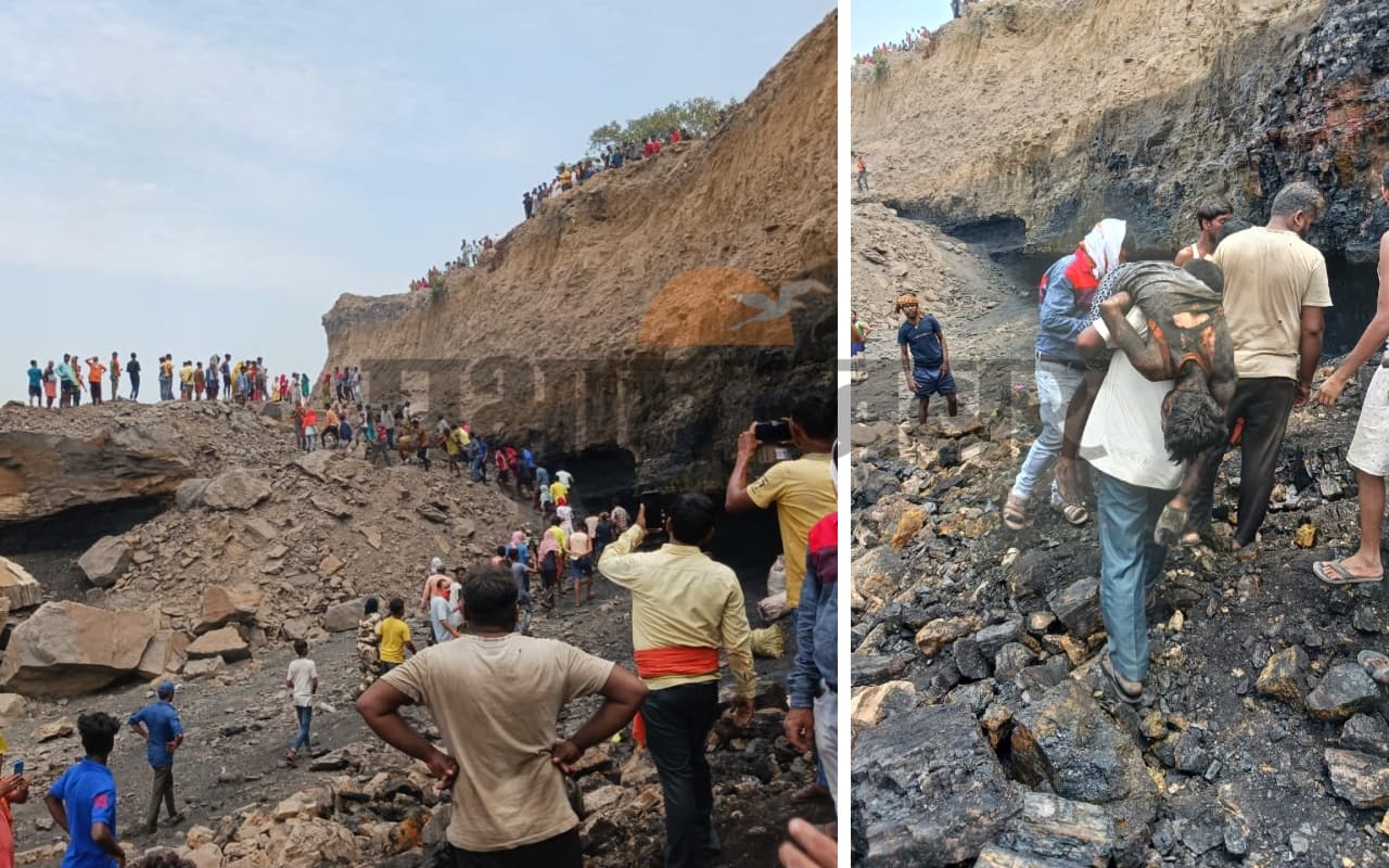 धनबाद में अवैध खनन के दौरान धंसी चाल,10 साल के बच्चे सहित दो की मौत, कई के दबे होने की आशंका
