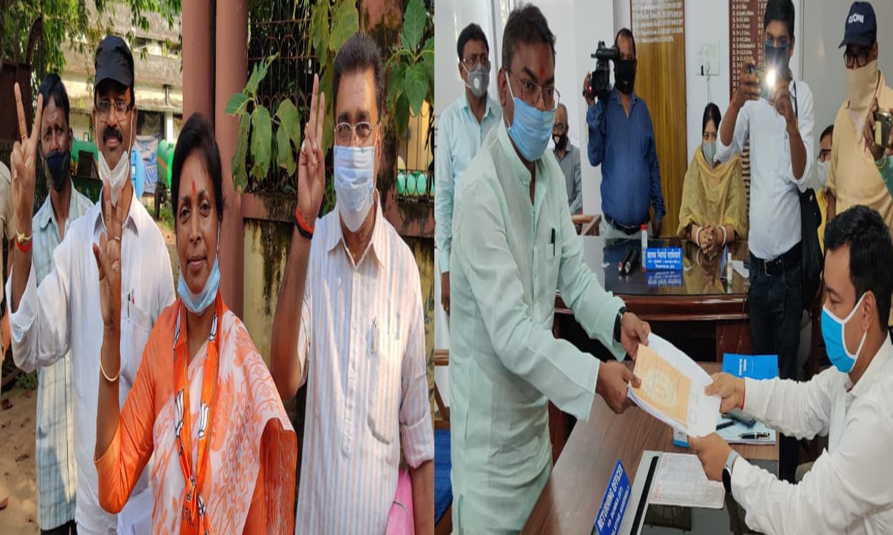 बीजेपी प्रत्याशी डॉ लुईस मरांडी के नामांकन के साथ ही दिलचस्प हुआ दुमका विधानसभा उपचुनाव, बंसत सोरेन ने भी ठाेंकी ताल