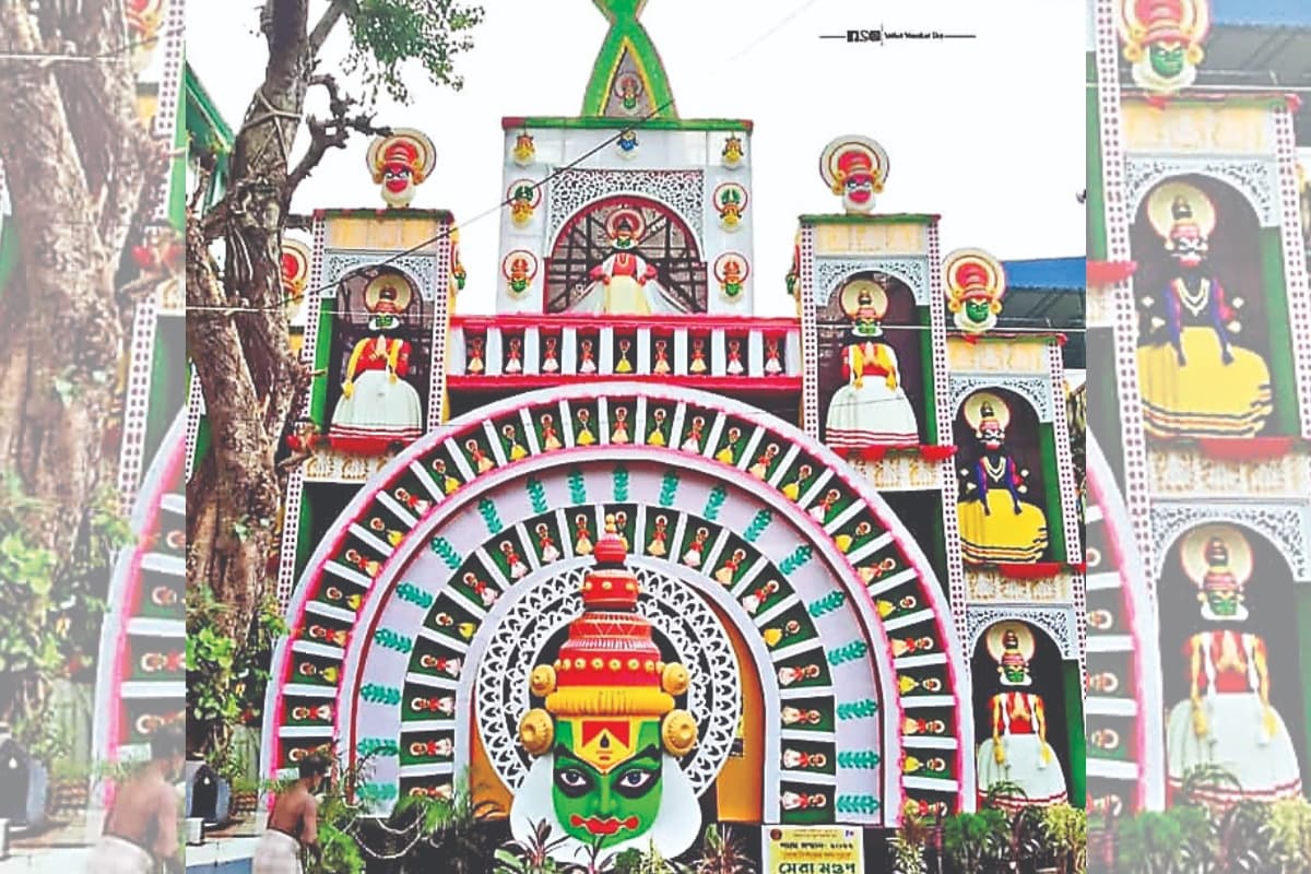 Durga Puja 2023: रांची के पंडाल में दिखेगा कथकली का प्रारूप, प्रवेश करते ही नृत्य करती दिखेंगी सभी प्रतिमाएं