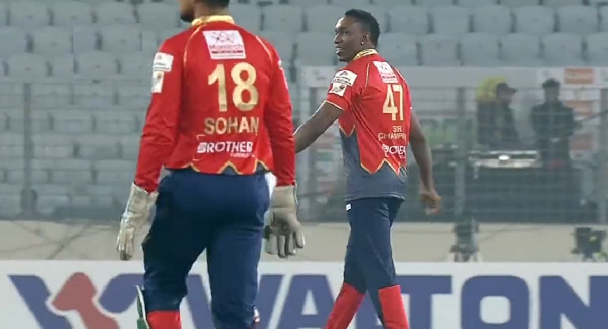 BBPL 2022: डीजे ब्रावो पर चढ़ा पुष्पा का नशा, विकेट लेने के बाद मैदान पर ही श्रीवल्ली पर करने लगे डांस