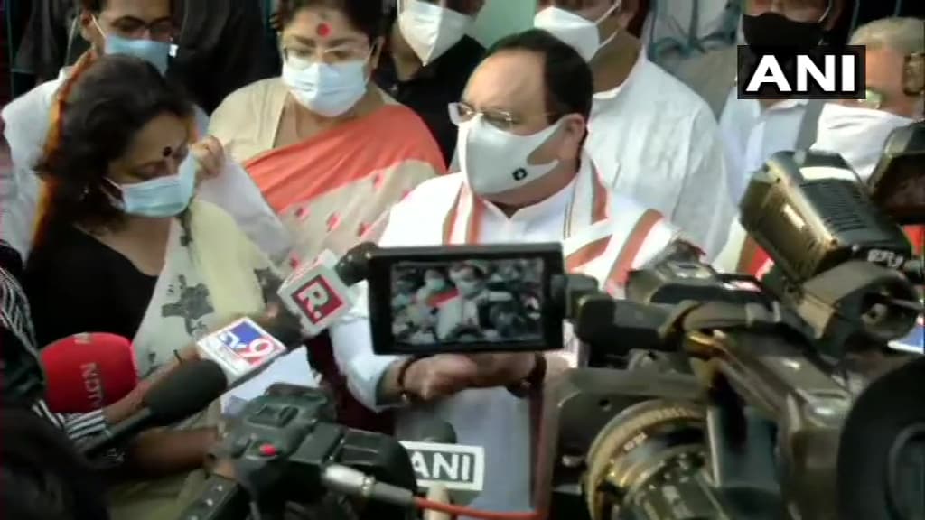 ममता जी देखिए, आपकी पार्टी ने जीत के बाद क्या किया, क्या यही लोकतंत्र है, जेपी नड्डा का ममता से सवाल