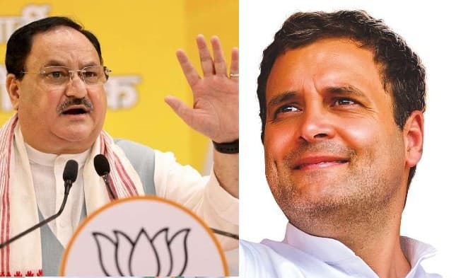 Coronavirus in India : बोले नड्डा- कांग्रेस के व्यवहार से दु:खी, राहुल गांधी ने कहा- गुलाबी चश्में उतारो और नदियों में बहते शव…