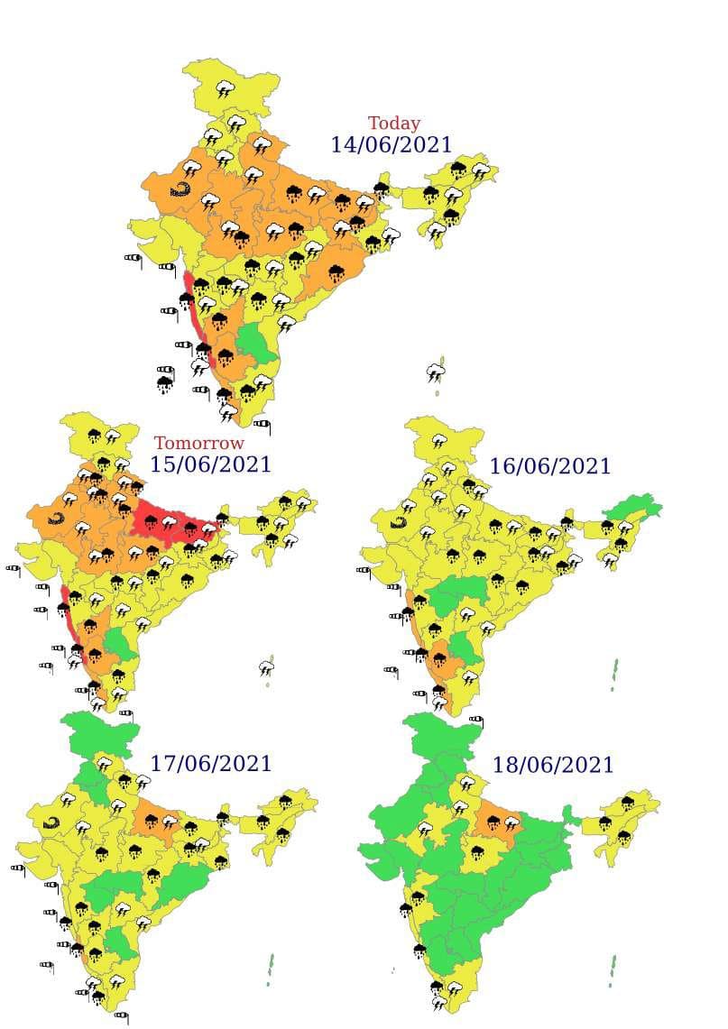 दक्षिण पश्चिम मानसून पूरे देश में हुआ सक्रिय, अब धीमी गति से बढ़ेगा आगे, जानें अगले दो दिनों के मौसम का हाल...