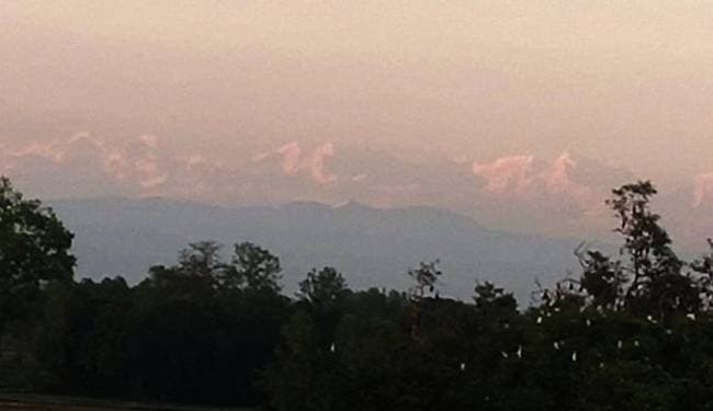 जालंधर और सहारनपुर के बाद अब बिहार के गांव से दिखने लगी हिमालय की चोटियां, तस्वीरें वायरल