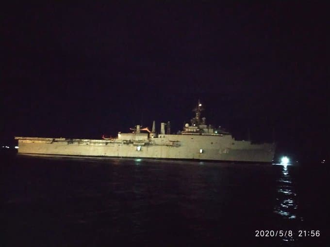 आईएनएस जलाश्व मालदीव से भारतीयों को लेकर रवाना, 19 गर्भवती महिलाएं भी हैं सवार