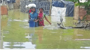 दरभंगा के दर्जन भर वार्ड पानी में डूबे,  जानें किन मोहल्लों में घुसा पानी