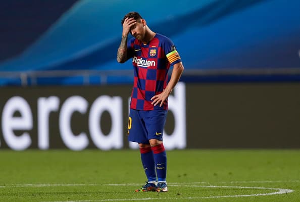 Lionel Messi: लियोनल मेस्सी सबसे बड़ी हार के बाद बार्सिलोना छोड़ने को तैयार, हो सकता है एक युग का अंत Lionel Messi: लियोनल मेस्सी सबसे बड़ी हार के बाद बार्सिलोना छोड़ने को तैयार, हो सकता है एक युग का अंत