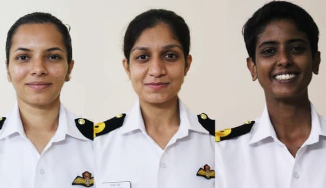 नौसेना में समुद्री उड़ान को तैयार मुजफ्फरपुर की शिवांगी और यूपी की शुभांगी समेत तीनों महिला पायलट