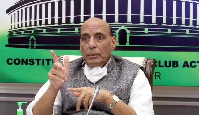 आजादी, समानता, सामाजिक सौहार्द और सद्भावना संविधान के मुख्‍य स्‍तंभ : राजनाथ सिंह