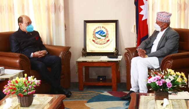 भारत और नेपाल के बीच आपसी हितों के मुद्दों पर हुई चर्चा, सहयोग बढ़ाने की दिशा में काम करने पर जतायी गयी सहमति