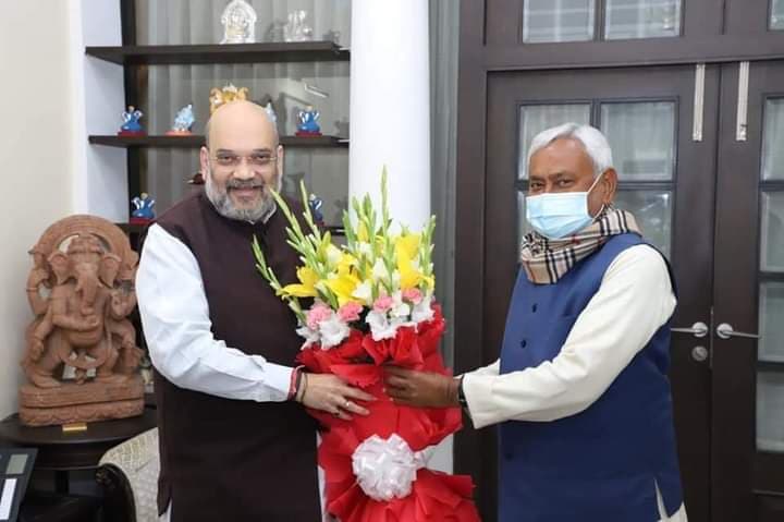 नीतीश कुमार और अमित शाह की हुई मुलाकात, शाम को PM से मिलेंगे CM, जानिये नीतीश ने मोदी कैबिनेट में JDU के शामिल होने पर क्या कहा