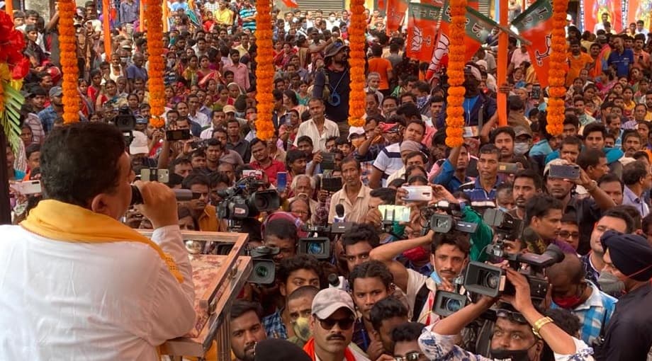 BJP VS TMC: नंदीग्राम से BJP के शुभेंदु अधिकारी का नामांकन आज... TMC निकाल रही मौन जुलूस