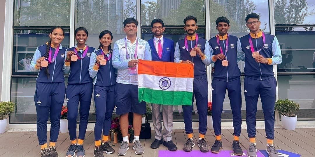 Asian Games: भारतीय स्केटर्स को अप्रत्याशित कांस्य, रोलर स्पोटर्स में सर्वश्रेष्ठ प्रदर्शन Asian Games: भारतीय स्केटर्स को अप्रत्याशित कांस्य, रोलर स्पोटर्स में सर्वश्रेष्ठ प्रदर्शन